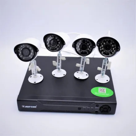 Sistem de supraveghere CCTV FULL HD, Kit DVR cu 4 camere exterior / interior