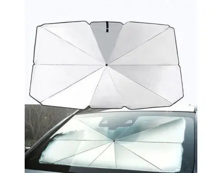 Parasolar pliabil tip umbrela pentru parbrizul masinii Cosul magic