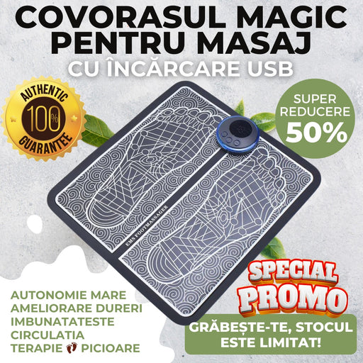 COVORASUL MAGIC PENTRU MASAJ cu USB