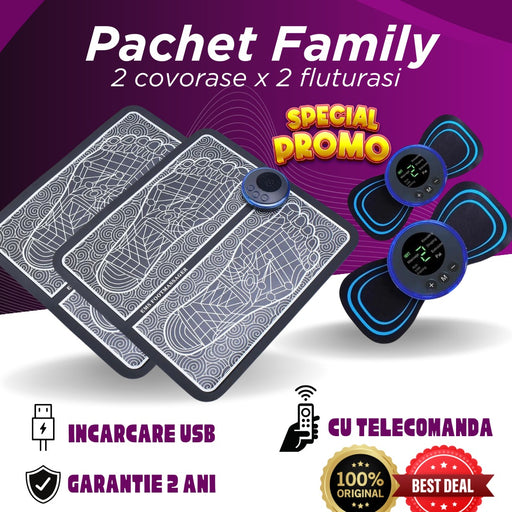 Pachetul Family 2 covorase 2 fluturasi