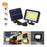 Set 2 x Lampa solara de perete cu senzor de miscare F100 Cosul magic