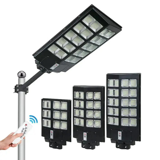 Lampa Solara Stradala Dubla 480/640/800 LED 600 pana la 1000W, IP 65, universala Cosul magic