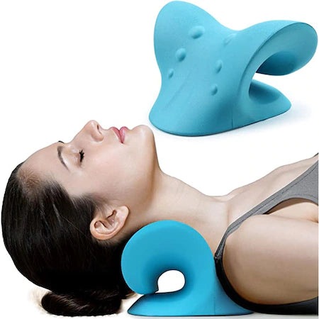 Perna relaxanta pentru gat si umeri, dispozitiv de tractiune cervicala pentru ameliorarea durerii, perna chiropractica