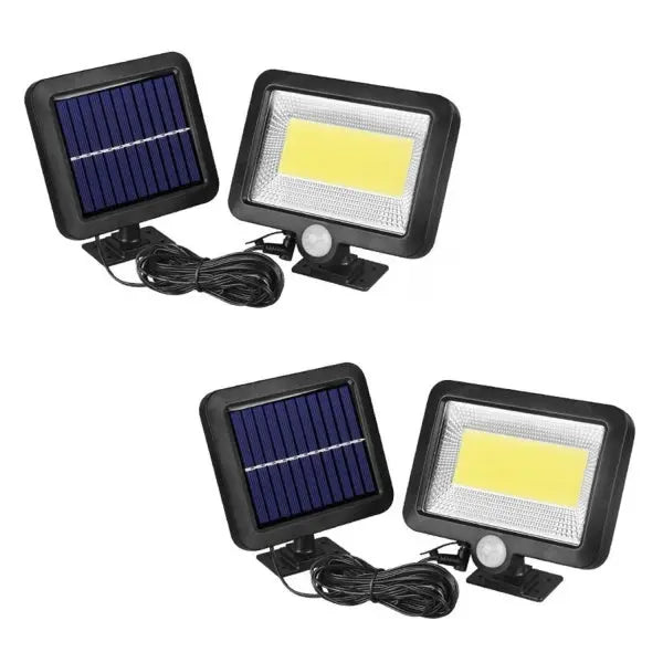 Set 2 x Lampa solara de perete cu senzor de miscare F100 Cosul magic