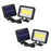 Set 2 x Lampa solara de perete cu senzor de miscare F100 Cosul magic
