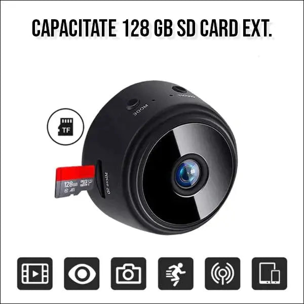 Camera Mini - Wifi, supraveghere live Cosul magic